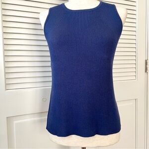 Dana Buchman Silk Knit Sleeveless Shell Tank Top Vintage Black Label Size M